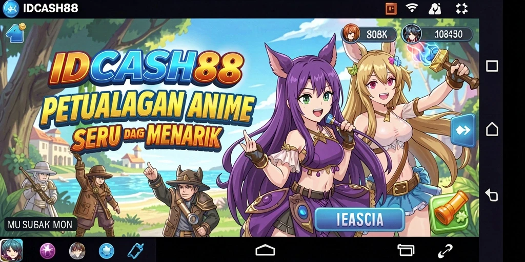 Tangkapan layar menunjukkan karakter anime dalam pertarungan yang mendebarkan.