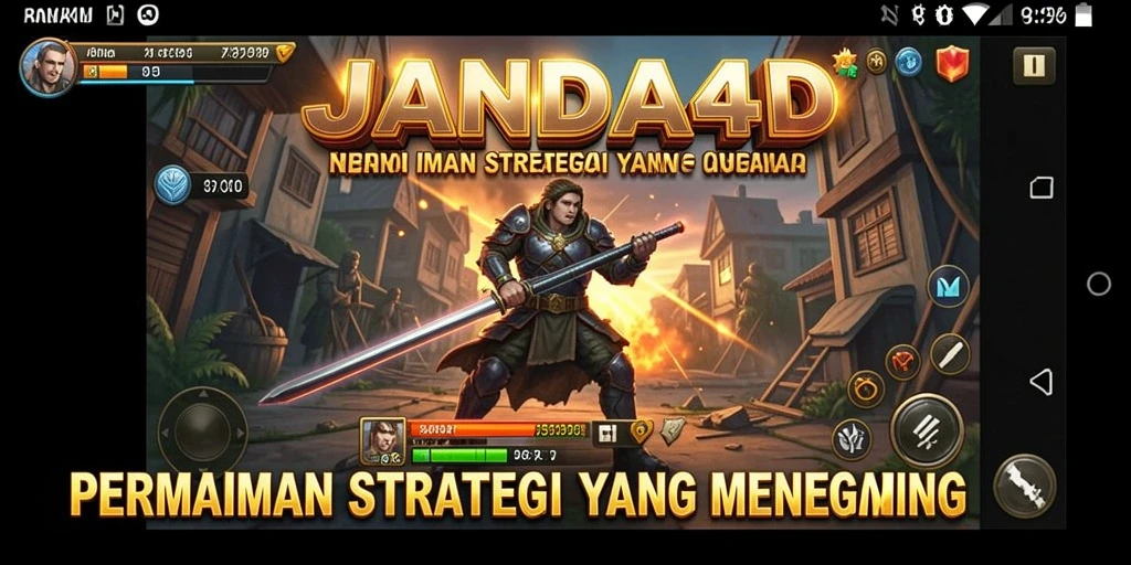 Tampilan gameplay JANDA4D yang intens dan strategis.