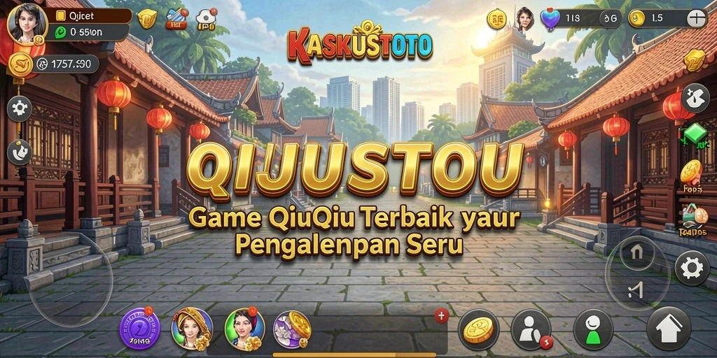 Screenshot gameplay KASKUSTOTO yang menampilkan aksi seru QiuQiu.