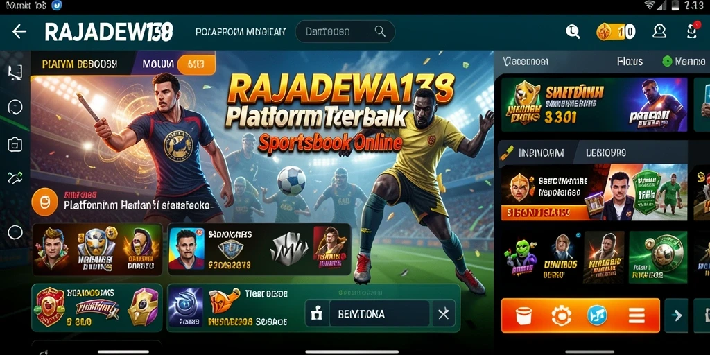 Tampilan menarik dalam gameplay Sportsbook RAJADEWA138.