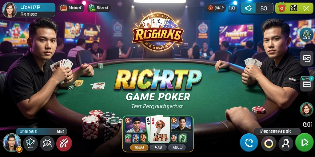 Screenshot gameplay Poker yang seru dan menarik di RICHRTP.