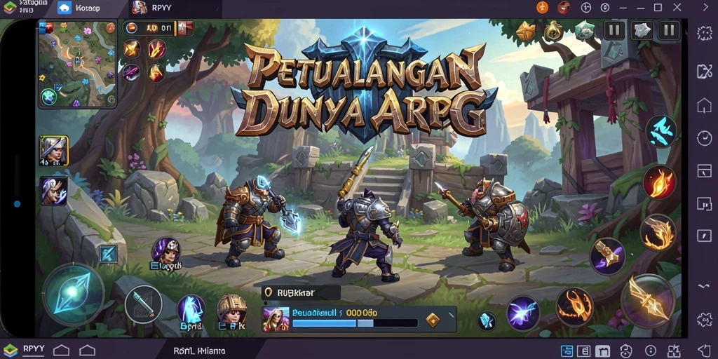 Tampilan gameplay RPYYY yang seru dan penuh aksi.