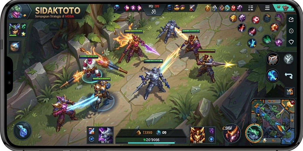 Tampilan gameplay seru dan strategis di SIDAKTOTO