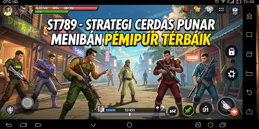 Tangkapan layar ST789 menampilkan pertempuran strategi yang seru dan mendebarkan.